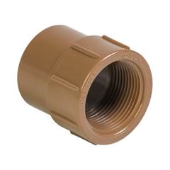 LUVA SOLDÁVEL/ROSCÁVEL DN20X1/2 MARROM - KRONA