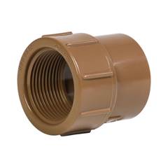 LUVA SOLDÁVEL/ROSCÁVEL DN25X1/2 MARROM - KRONA