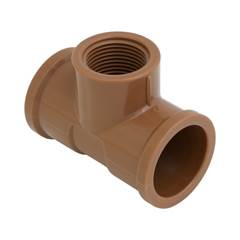 TÊ SOLDÁVEL/ROSCÁVEL DN20X1/2 MARROM - KRONA