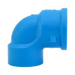 JOELHO 90° SOLDÁVEL/ROSCÁVEL DN32X3/4 AZUL | ROSCA EM LATÃO - KRONA