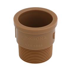 ADAPTADOR SOLDÁVEL/ROSCÁVEL DN20X1/2 MARROM - KRONA