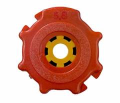 BOCAL ASPERSOR ECO/MIDI 5.8MM VERMELHO/AMARELO - TIGRE