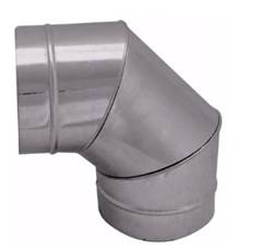CURVA 90° AÇO ZINCADO DN8 LISO