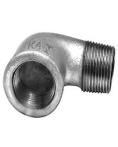 JOELHO 90° GALVANIZADO DN2.1/2 | MACHO/FÊMEA - REMADI