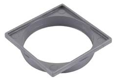 PORTA GRELHA QUADRADA 100MM CINZA - TIGRE