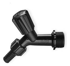 TORNEIRA JARDIM PVC 1/2X3/4 PRETA - HERC