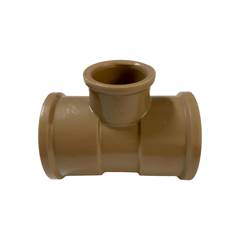 TÊ SOLDÁVEL DN50X40 MARROM - AMANCO
