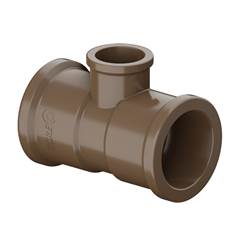 TÊ SOLDÁVEL DN60X25 MARROM - TIGRE