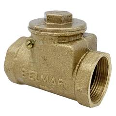 VÁLVULA DE RETENÇÃO HORIZONTAL DN3 BRONZE - BELMAR