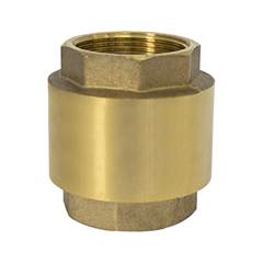 VÁLVULA DE RETENÇÃO VERTICAL DN3  BRONZE - SEGURIMAX