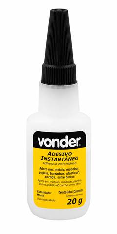 ADESIVO INSTANTÂNEO 20G MULTIÚSO - VONDER