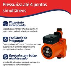 PRESSURIZADOR BFL300 | MONOFÁSICO 220V - INTECH MACHINE