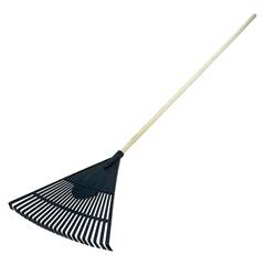 VASSOURA PLÁSTICA JARDIM | 22 DENTES C/CABO - KALA